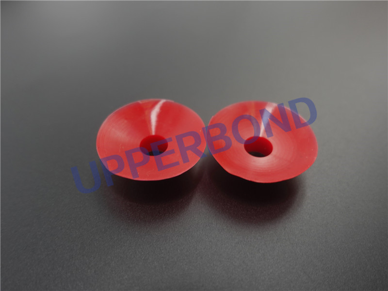 Giftige rote Farbgummi-Saugschüssel des Verpacker-HLP2 nicht