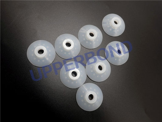 Weiße Farbrunde formen kundengebundene Größen-weiche Saugkappen-Schüssel für HLP-Verpackungsmaschine