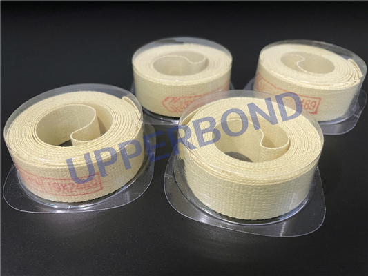 Hochfeste Zigarettenmachmaschine Vollbeschichtete Garniturband Gelbband 0,5 mm