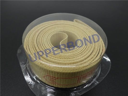 Gelbe Kevlar-Faser Bänder 18,5 * 3100 Millimeters Garniture für Zigaretten-Hersteller
